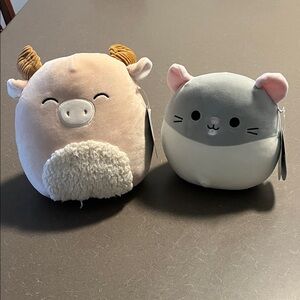 Squishmallows Plush Toy Duo - Ike and Rusty NWT